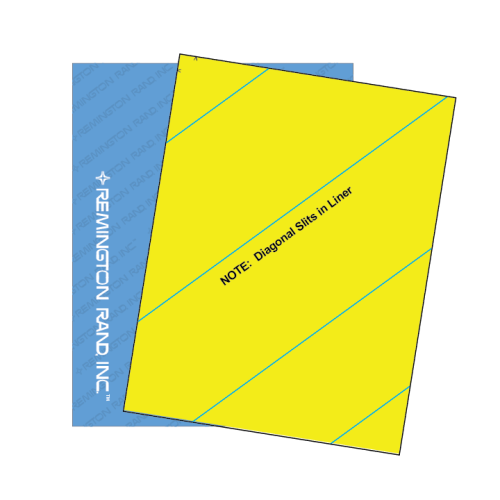 8-1/2″ x 11″ Fluorescent Yellow Sheeted Labels
