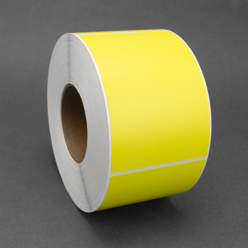 4″ x 6″ Pastel Yellow Thermal Transfer Labels