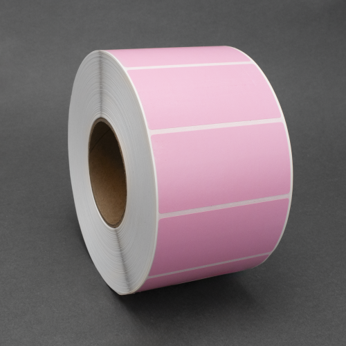 4″ x 2″ Pastel Pink Thermal Transfer Labels