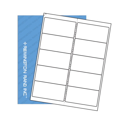 4″ x 2″ Permanent Sheeted Labels
