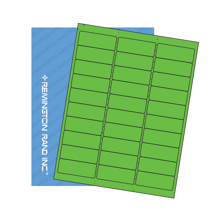 Fluorescent Green 0.875-Inch Round Color-Coding Labels with Strong Adhesive  - 2,500 Pack