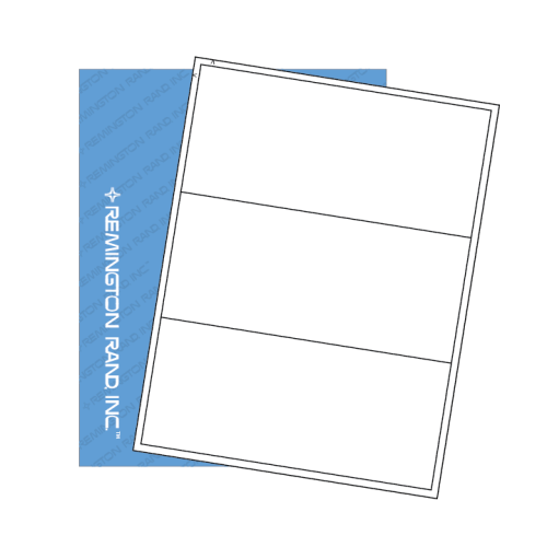 8″ x 3-1/2″ Edge to Edge Sheeted Labels