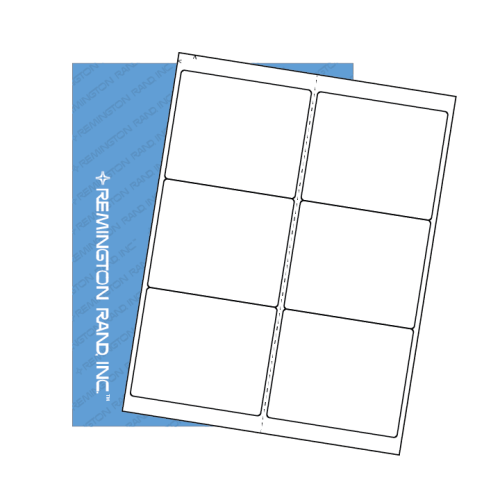 4″ x 3-1/3″ White Cover Up Sheeted Labels